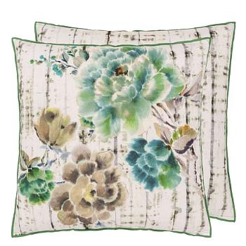 CCDG1393, Kyoto Flower, Jade, Designers Guild